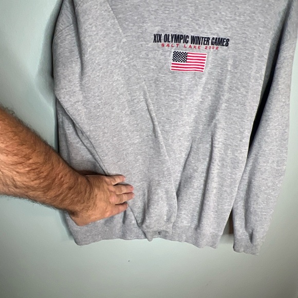 2002 Salt Lake Utah XIX Olympic Winter Games Sweatshirt Size Large - Picture 8 of 10